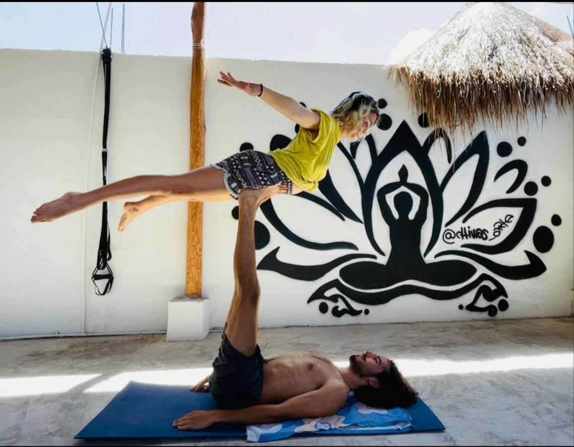 Weary Traveler Hostel Tulum Extérieur photo